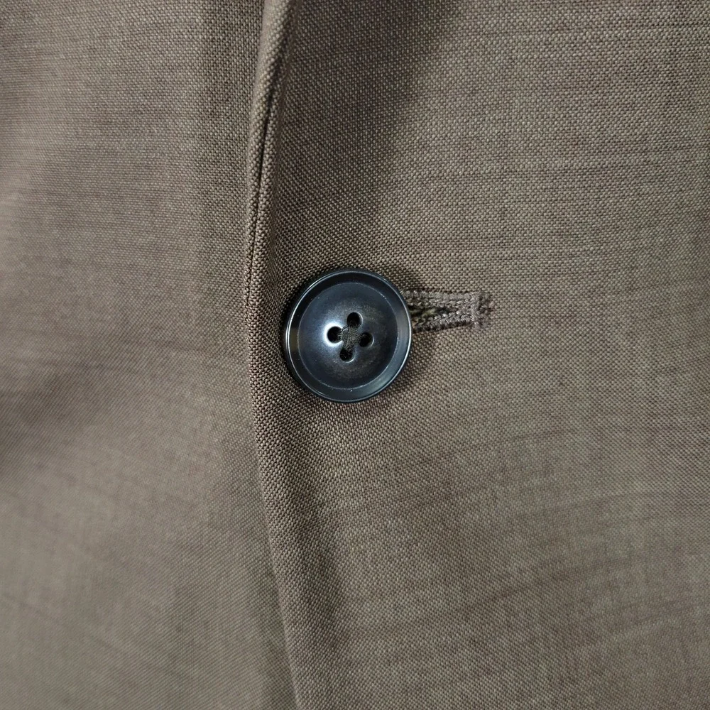 BAR III Men's Sport Coat Blazer Two Button Brown Wool Blend Size 40L NEW W/O TAG